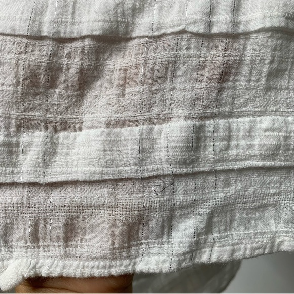 Anthropologie Isabella Sinclair Women's White Sleeveless Tilly Dress Size Large - Picture 8 of 15